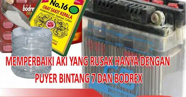 Cara Memperbaiki Aki Basah
