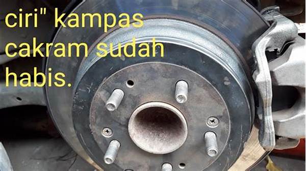 Ciri Kampas Rem Sudah Tipis