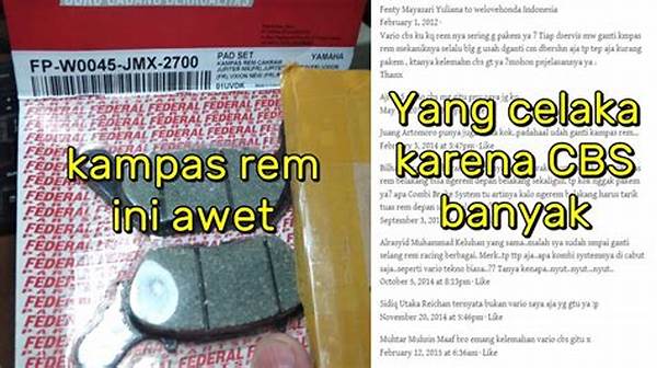 Faktor Pendukung Kampas Rem Awet