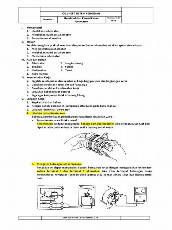 Pemeriksaan Alternator Yang Efektif