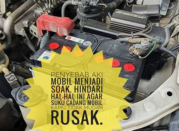 Penyebab Utama Aki Mobil Soak