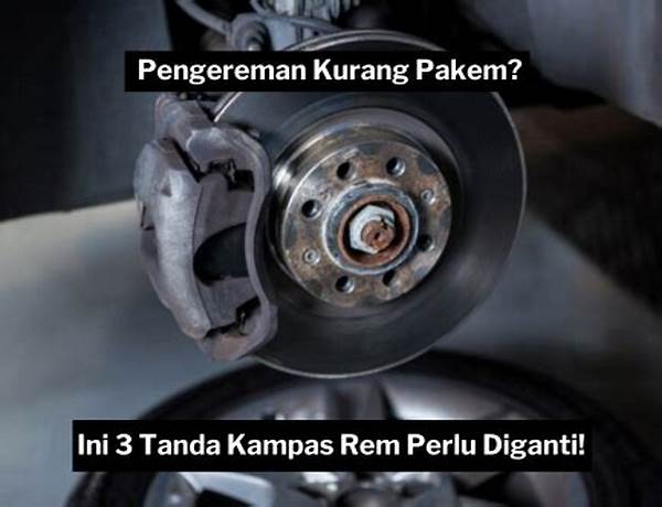 Sinyal Kampas Rem Mobil Perlu Diganti