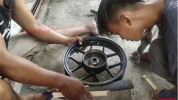 “teknik Memperbaiki Velg Bengkok”