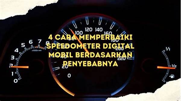 Tips Memperbaiki Kerusakan Speedometer Mobil