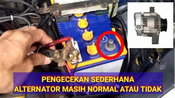 Instruksi Pengecekan Alternator Kendaraan