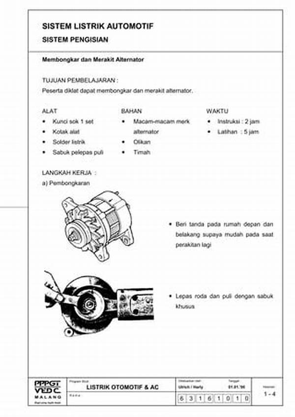 Langkah Mudah Ganti Sabuk Alternator