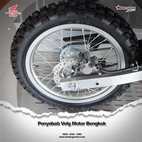 Penyebab Velg Motor Menjadi Bengkok