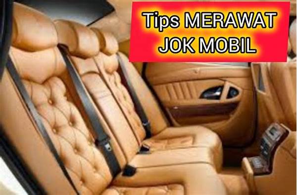 Tips Merawat Jok Mobil Awet