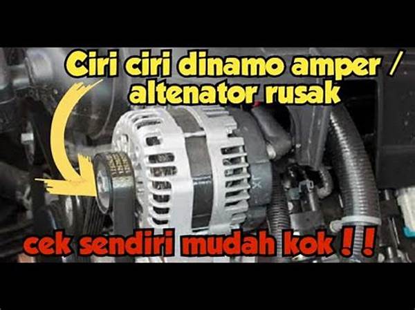 Cek Kondisi Alternator Kendaraan