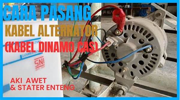 Kondisi Kabel Penghubung Longgar Alternator