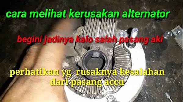 Memperbaiki Alternator Berbunyi Kencang