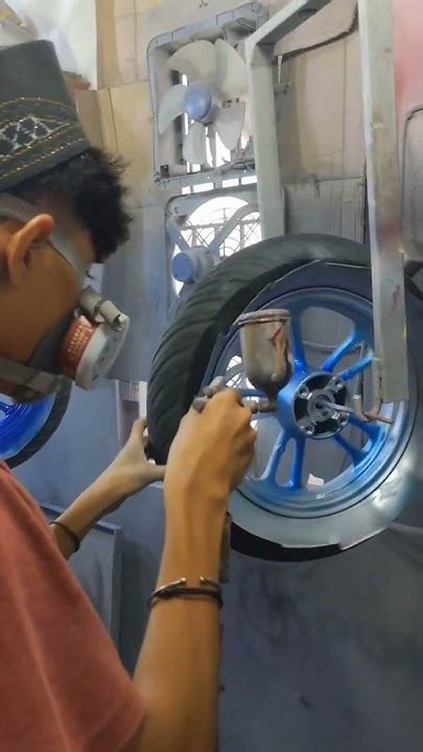 Proses Pengecatan Velg Motor Tahan Lama