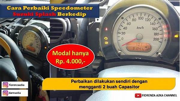Teknik Memperbaiki Speedometer Macet Sendiri