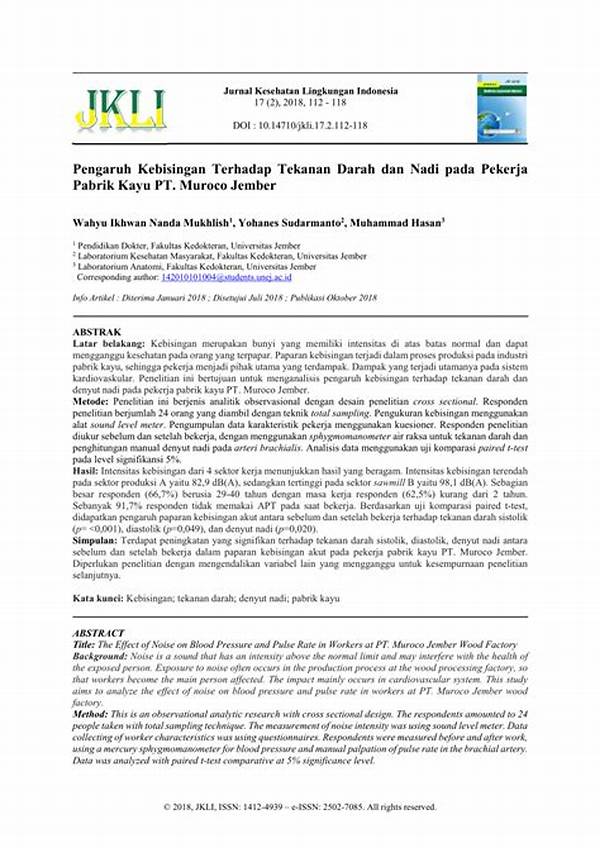 Kebisingan Pabrik Terhadap Pekerja
