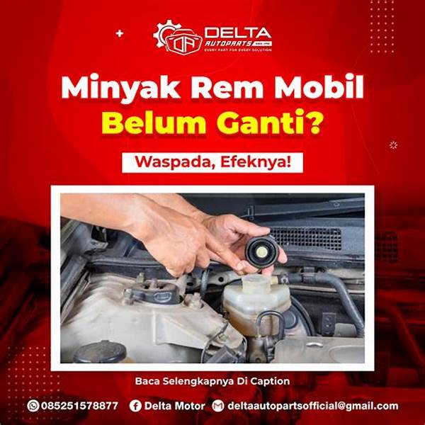 Mengecek Minyak Rem Secara Berkala