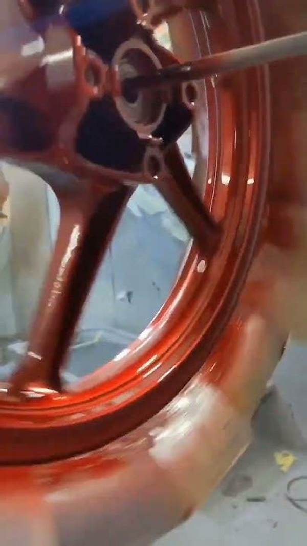 Proses Pengecatan Velg Motor Sendiri