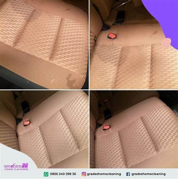 Teknik Menghilangkan Noda Jok Mobil