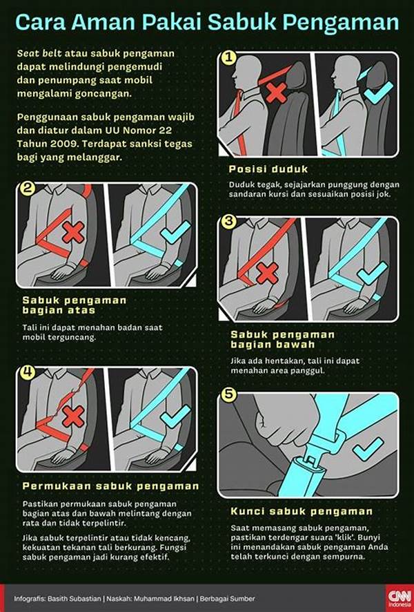 Cara Aman Memakai Sabuk Pengaman