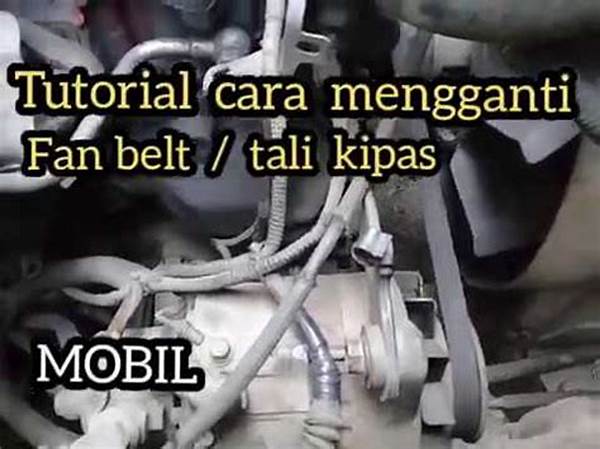 Cara Mengganti Tali Kipas Mobil