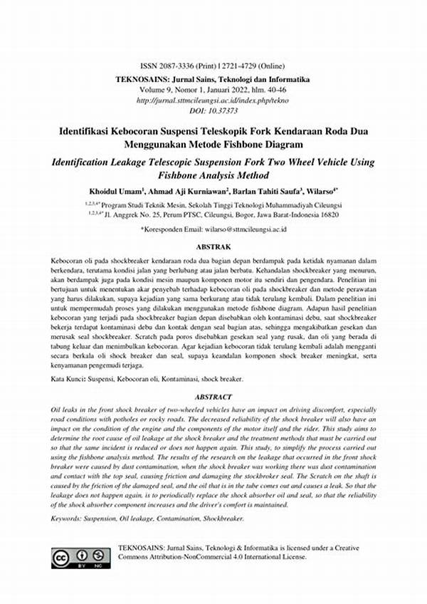 Identifikasi Masalah Suspensi Kendaraan