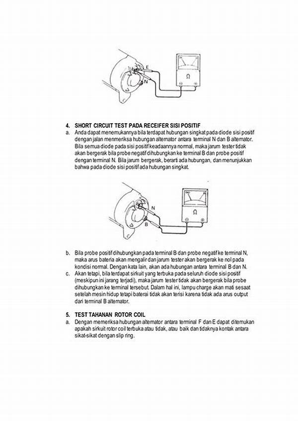 Prosedur Memeriksa Arus Alternator