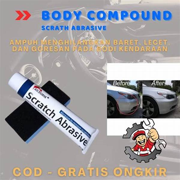 Pemolesan Mobil Menghilangkan Goresan Halus