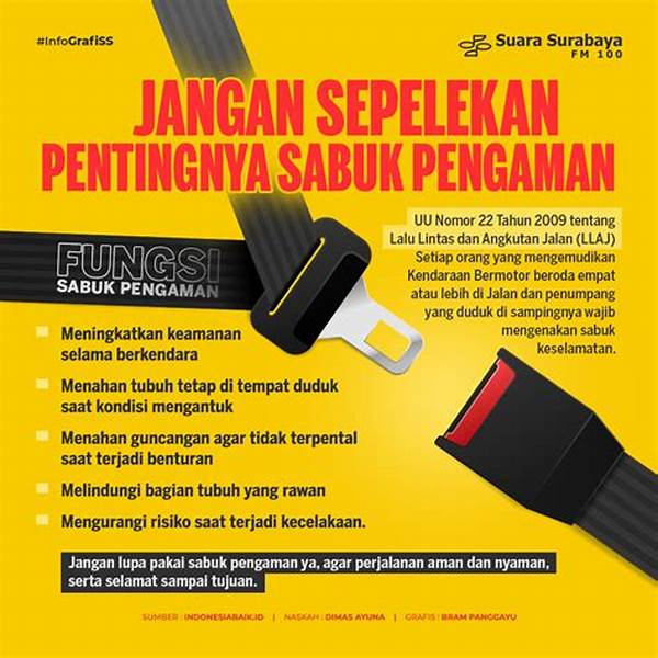 Cek Fungsi Pengaman Sabuk Kendaraan