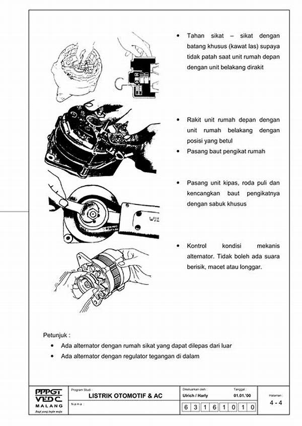 Perawatan Sabuk Alternator Agar Tidak Berisik