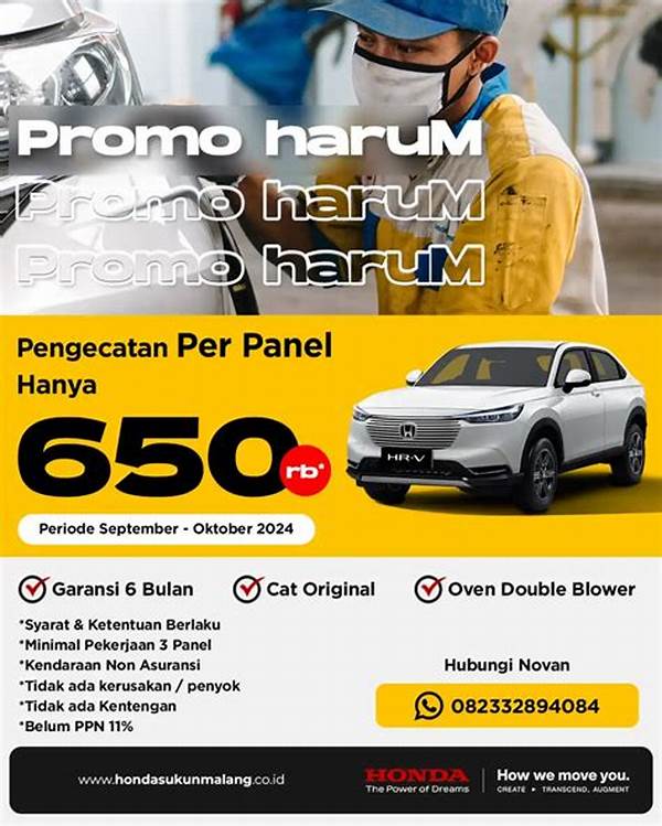 Promo Khusus Layanan Pengecatan Mobil Gratis
