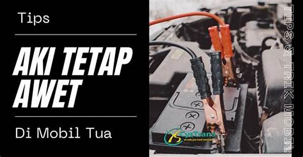 Trik Menjaga Aki Mobil Awet