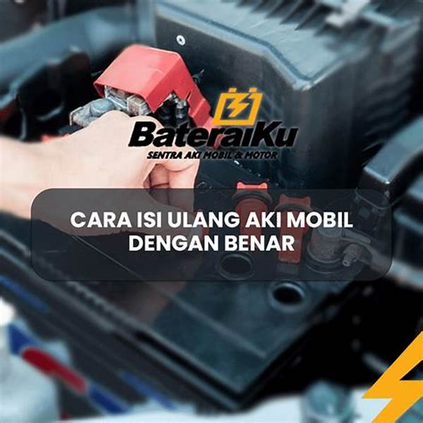 Cara Mengisi Ulang Aki Mobil